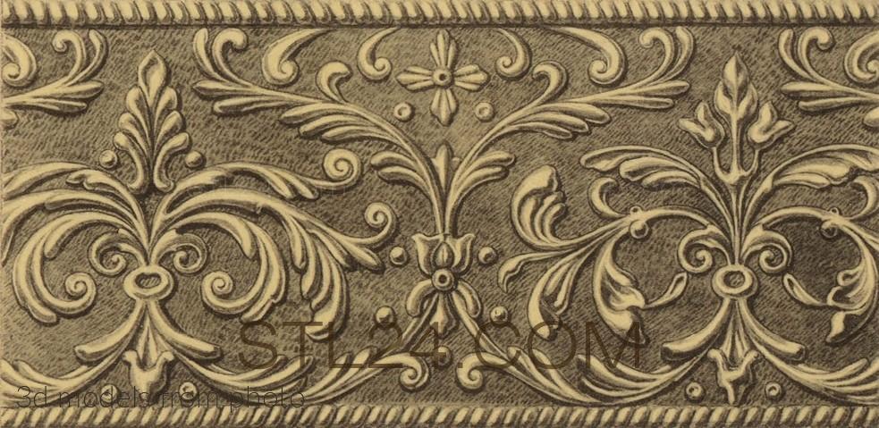 Фризы (FRIESE_0302 -  | 3D model 3DSMAX / OBJ / STL) 3D модель для ЧПУ станка